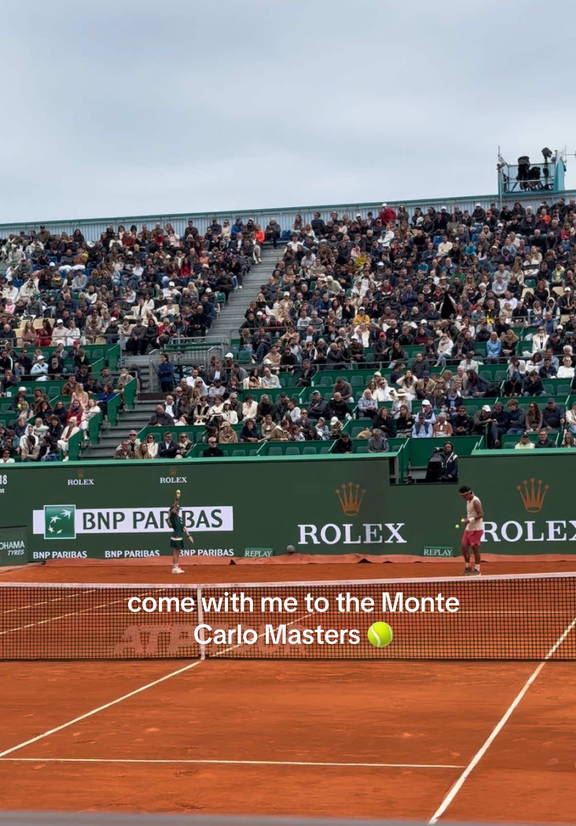 Come with me to the Monte Carlo Masters 🎾@iamrebeccad12 