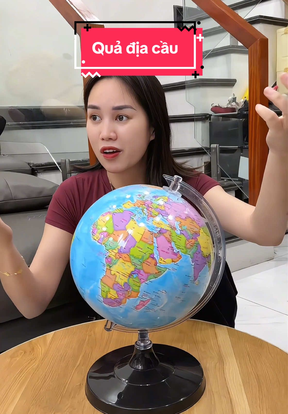 Quả địa cầu các con ham học hỏi #quadiacau #diacauhanhchinh 