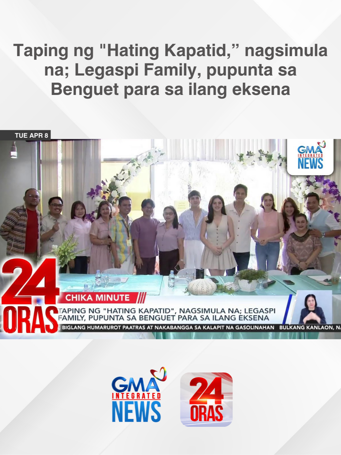 Very happy si Carmina Villaroel ngayong nagsimula na ang taping para sa upcoming Kapuso series na pagbibidahan nila ng buong Legaspi Family! Looking forward na rin si Carmina sa mga kukunang eksena sa Benguet pero may plans muna sila for the Holy Week! | 24 Oras #BreakingNewsPH #GMAIntegratedNews #24Oras #ChikaMinute
