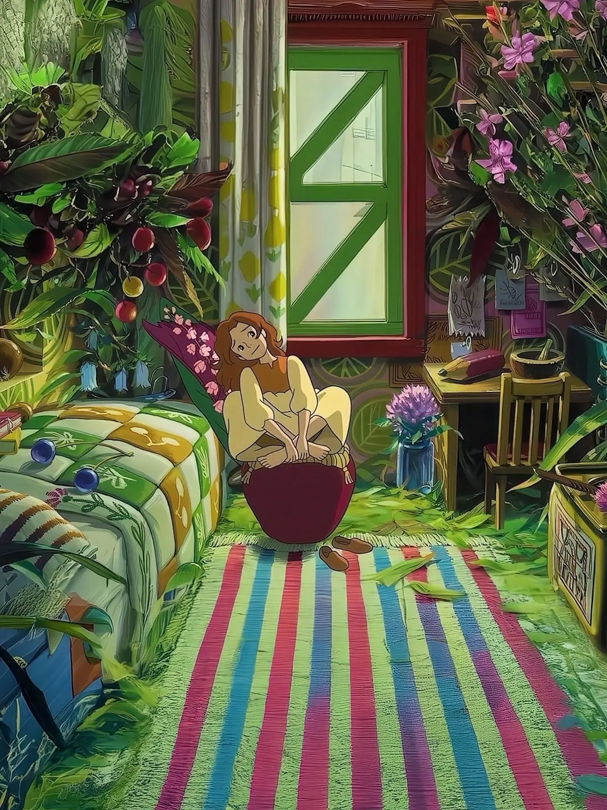 enjoy 𐙚. ݁₊⋆❀˖° #arrietty #studioghibli #ghibli #anime #wallpaper #iphone #samsung #animewallpaper 