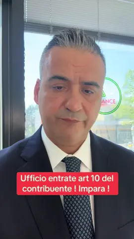 Ufficio entrate art 10 del contribuente  www.studiogaetanovilno.it #gaetanovilno #ufficioentrate #tasse #difesa 