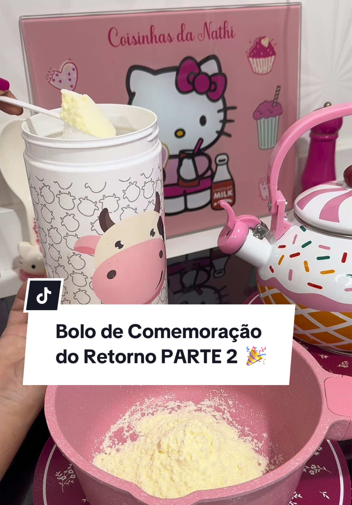 Respondendo a @Maya Vasconcelos💖 Bolo de Comemoração de 200 mil seguidores depois do Recomeço!!!PARTE 2 . Creme de leite em pó: 1 caixinha de leite condensado  1 xícara de leite em pó (Mistura os dois até dissolver bem o leite em pó) Depois acrescente 2 caixinhas de creme de leite, misture tudo com o fogo desligado até ficar bem homogêneo e só então ligue o fogo e vai mexendo até chegar na consistência desejada. . Creme de nata: . 1 leite condensado  1 pote de nata Bate muito bem os dois até ficar com a textura de chantilly . Calda de leite condensado: . Eu fiz no olhômetro 🤭 Coloquei o restinho que eu tinha de leite condensado aberto e completei com água até meu coração dizer chega 😅 Mas coloca aí, um pouco menos de meia caixinha de leite condensado e + ou - um copo de água.