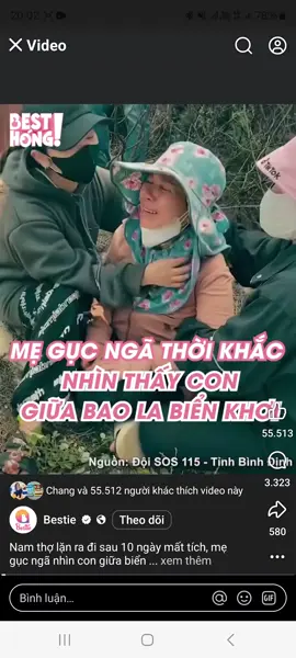 Sinh nghề tư nghiệp đã tìm được e Thành sau 10 ngày mất  tích trôi vào bờ biển phú yên nỗi đau sót xa của gia đình e 🙏🙏🙏