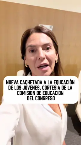 Una nueva cachetada de el #congreso para todos los jóvenes peruanos a nivel nacional.  No solo es ilegal e inconstitucional, sino que te quita opciones y libertad.#leyuniversitaria #educacionsuperior #educacion #carlaolivieri #universidad 