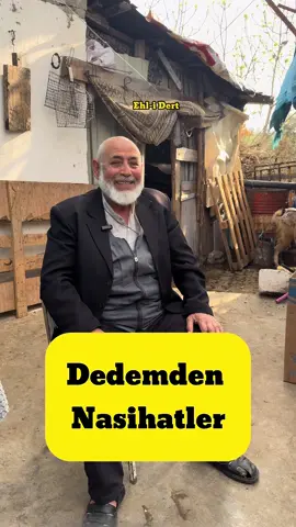 Dedemden altın nasihatler 🌹🤲🏻 - - - - Rabbim hayırlı uzun ömürler versin🌹🤲🏻 - #nasihat #dede #islam #torun #genç #düğün 