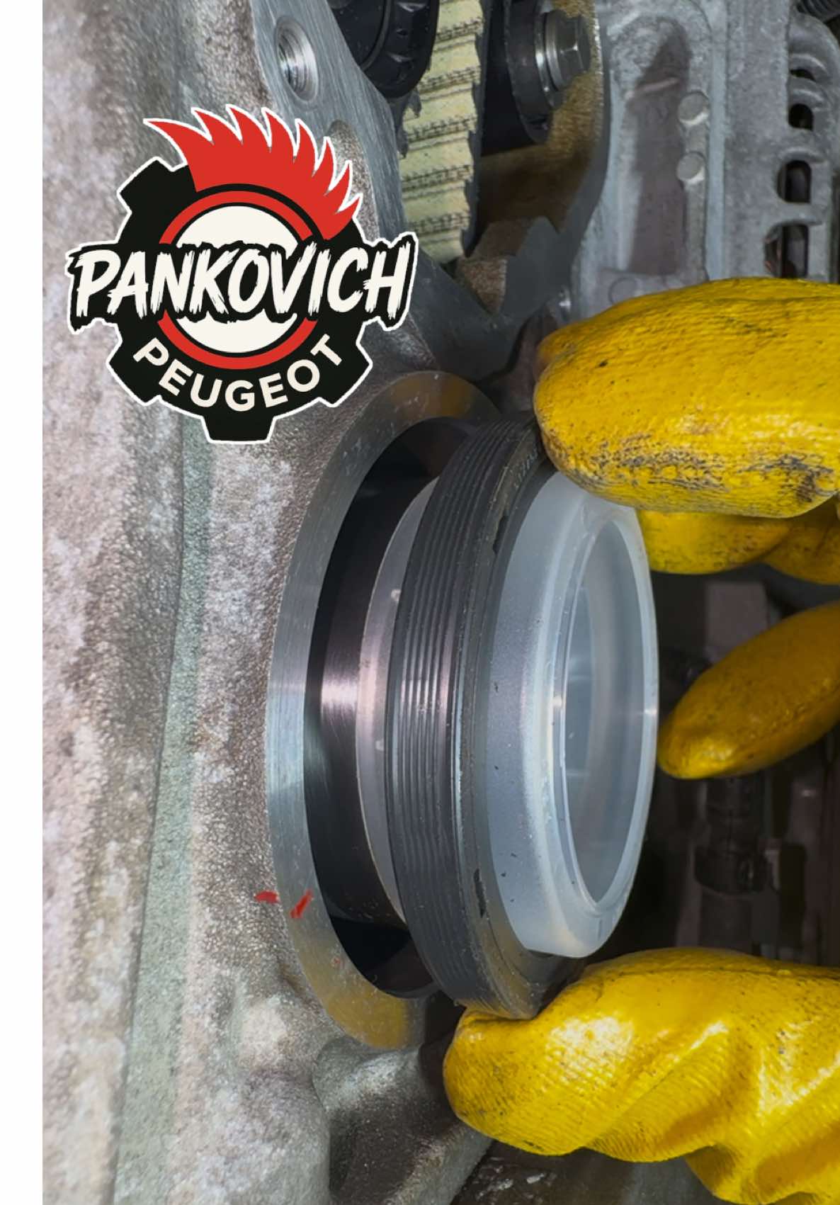 Correct Installation of the Front Crankshaft Seal ⚙️ • A short video on replacing the front crankshaft seal on an Opel with a Peugeot 1.2L engine. During the timing belt replacement, which operates in oil, it’s crucial to properly install the new seal to prevent leaks. • 🔧 Key points to consider during installation: ✅ Seal type – with a spring element or Teflon-coated ✅ Teflon-coated seals must be installed dry, without lubrication! ✅ The crankshaft surface must be clean and degreased before installation ✅ Use a special guide tool for proper seal placement • A correct installation ensures long-lasting and reliable engine performance! Watch the video to avoid mistakes when installing the seal! 🚗🔩 • #supermechanik #artempankovich #CarRepair #AutoTips #MechanicTools #СМАС #супермегаавтослесарь 