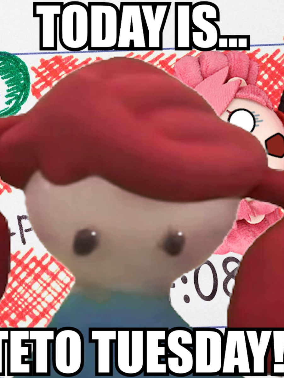 Happy Teto Tuesday! I honestly didn't think these bootlegs physically existed until somebody posted a picture of them... #kasaneteto #teto  #utau #vocaloid 