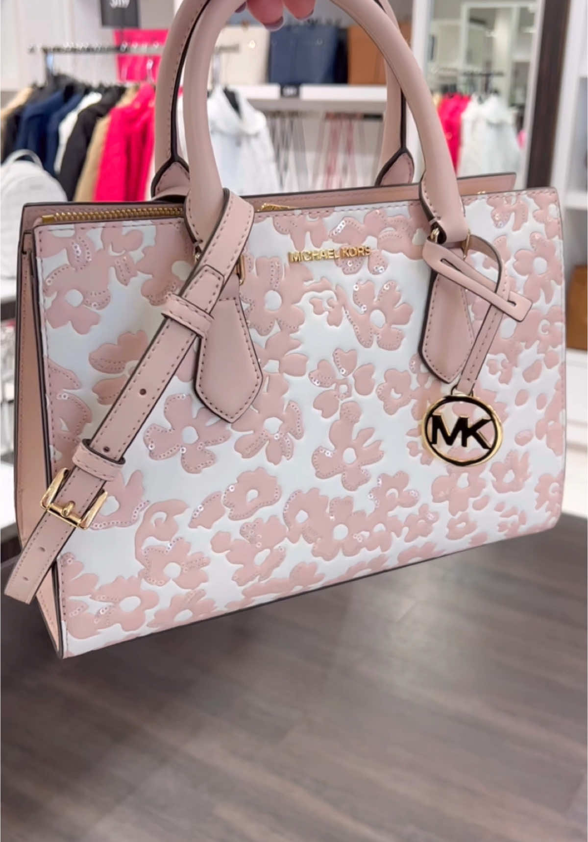 Sneak peak of our Mothers Day collection! 🌸 #fypシ #michaelkorsoutlet #bags #shopping #pink #mothersday #viral 