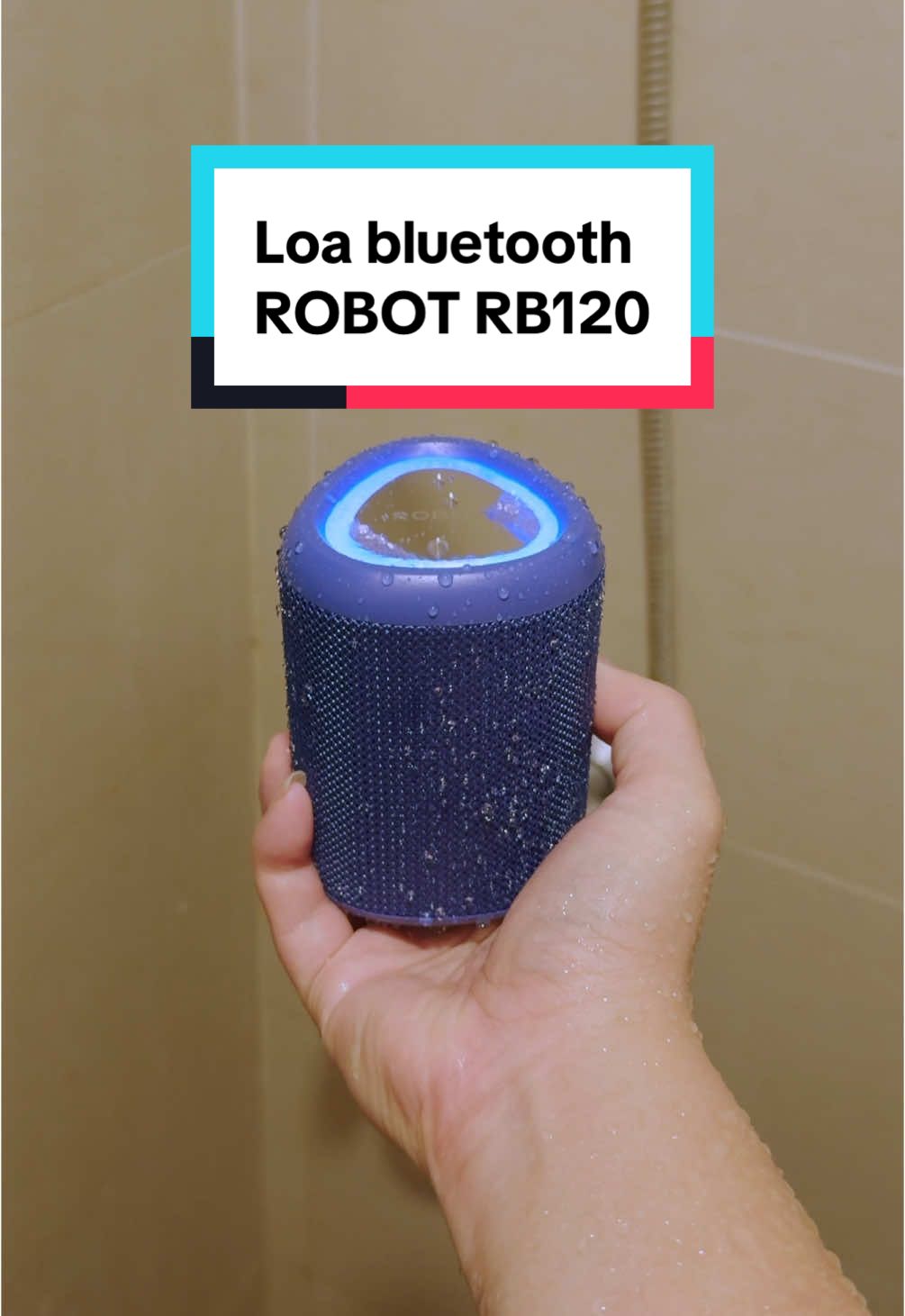 Loa bluetooth này chống nước luôn, âm lượng to bất ngờ, đẹp và có led RGB, ROBOT RB120 #anhlocmoc #reviewcongnghe #chiasekinhnghiem #loabluetooth #loabluetoothmini #tiktoktech #robotrb120 #loabluetoothgiare 