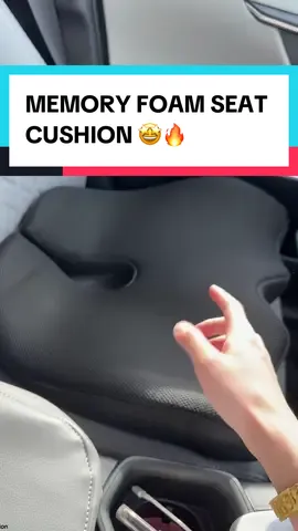 This is a must for those long car rides #caraccessories #seatcushion #memoryfoam #cushion 