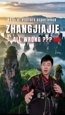How to avoid all the traps in Zhangjiajie？ #Zhangjiajie #China #ChinaTravel #nature #NatureLovers #landscape  #Adventure  #AvatarMountains #ScenicBeauty  #NaturalWonders  #SkyLadder