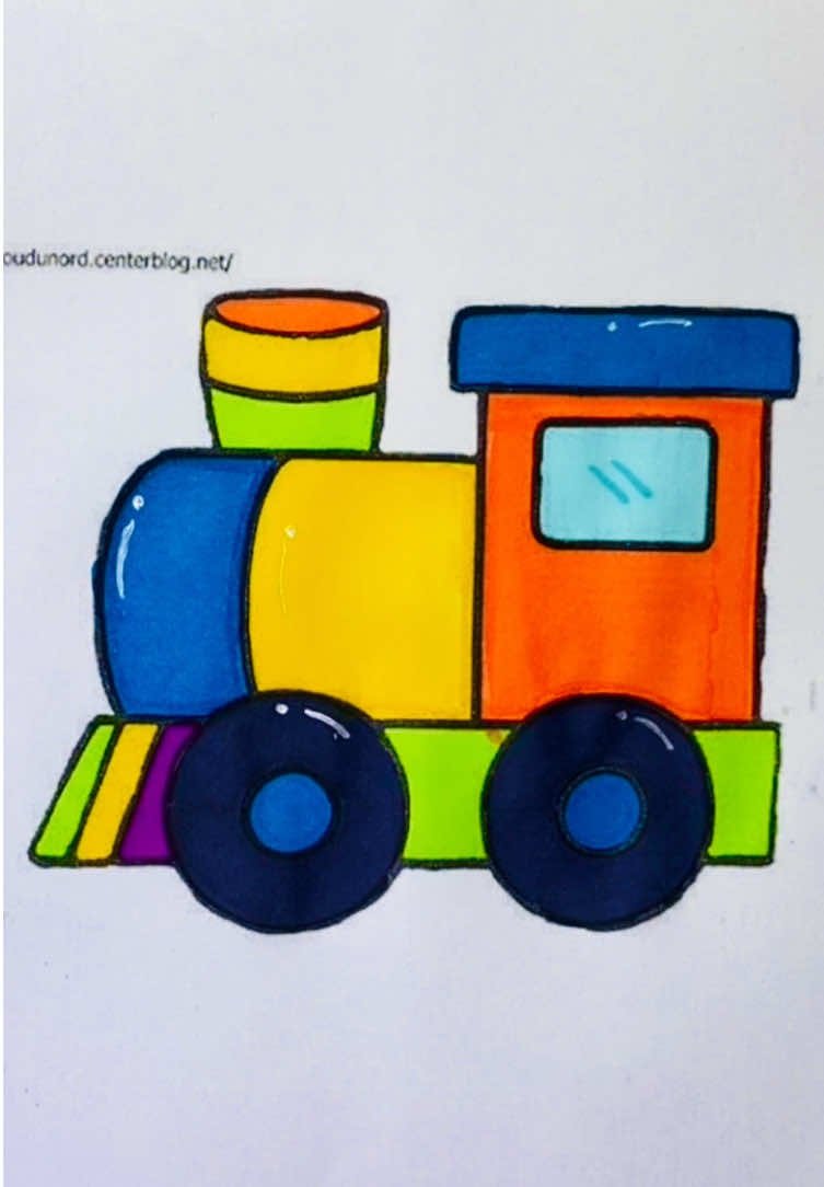Colorindo 💙💛🧡💚… #fyp #foryoupag #colorindo #coloringbook #satisfyingvideos #asmr #colors #coloring #cute #kawaii #trem 