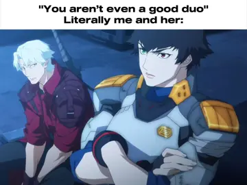 Literally Dante and Lady 🤌 #dante #lady #literallymeandher #devilmaycry #animedevilmaycry #goodduo #fyp 
