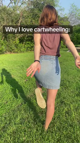 Cartwheel time! I’m always happier after :)