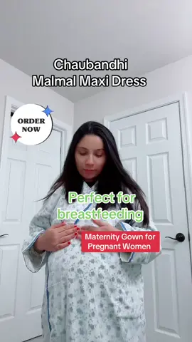 Introducing our Chaubandi Malmal Maxi Dress, specially designed for pregnant and breastfeeding moms! 🌸 This beautiful cotton dress combines comfort and style, making it perfect for all stages of motherhood. With easy access for breastfeeding and a flowy fit that flatters your growing bump, you'll feel fabulous and confident. Grab yours today and embrace the journey of motherhood in style! 💕 #PregnancyFashion #BreastfeedingDress #Sharabuys #fyp #tiktokofficial #creatorsearchinsights #weshipalloverusa🇺🇸 #sharabuysshop #ordernow #maternity 
