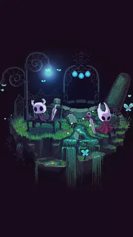 Hollow knight x silksong #pixelart wallpaper. #hollowknight #nintendo #videogame #playstation 