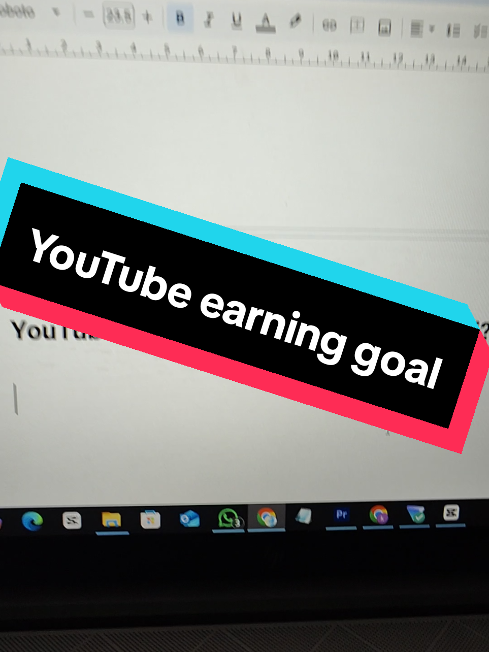 YouTube earning goal #bestniche #createchannel #youtubearning #earninggoals #youtubeautomation 