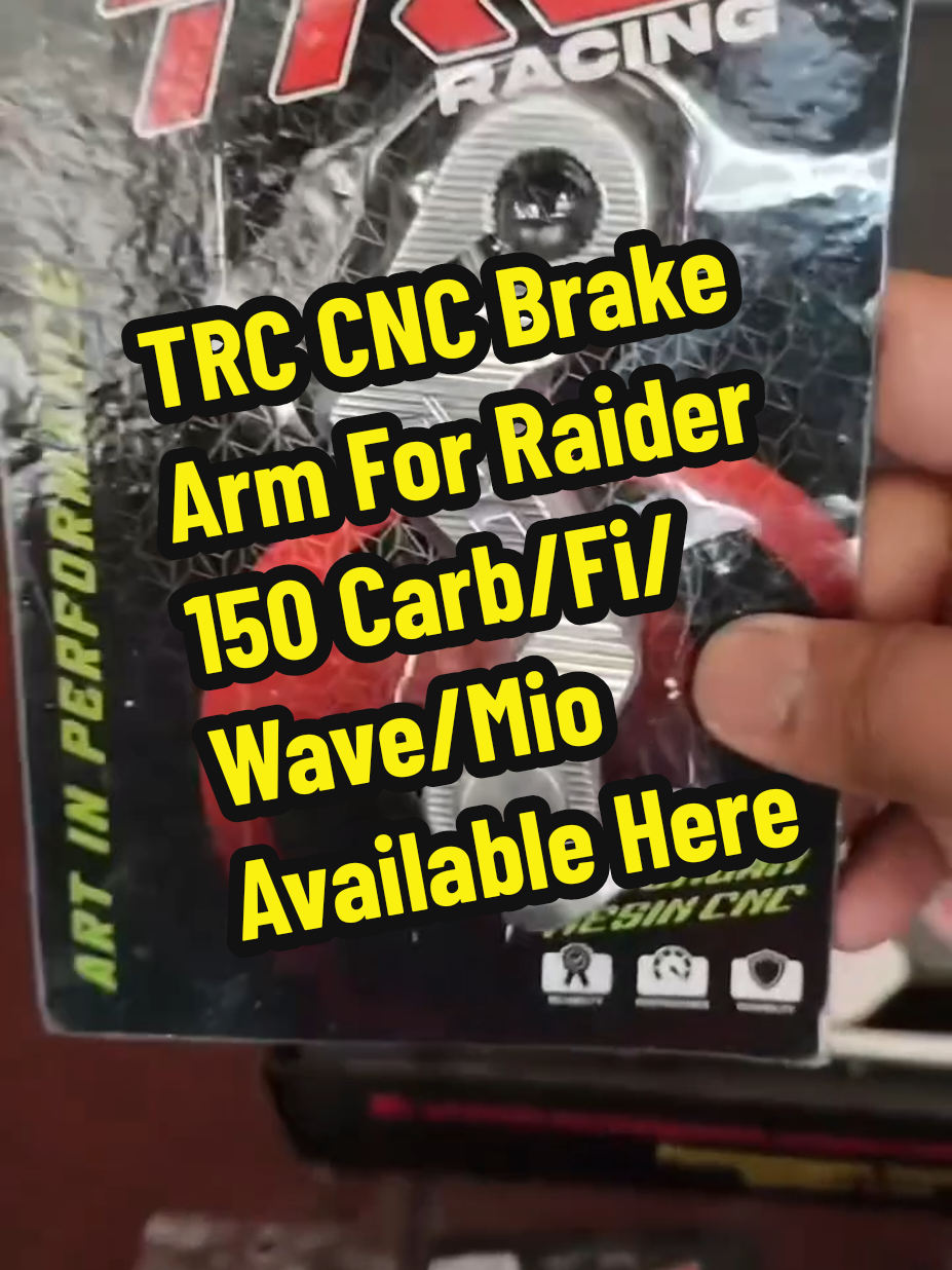TRC CNC Brake Arm For Raider 150 Carb/Fi/Wave/Mio #trc #cnc #brakearm #raider150carb #raider150fi #wave #mio #motorparts #fyppppppppppppppppppppppp #viralvideo #viraltiktok #trendingvideo 