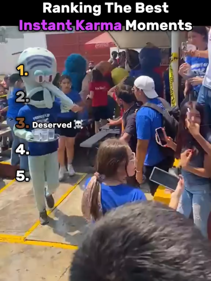 Ranking The Best Instant Karma Moments😂❤️ #ranking #tiktok #funnymoment #moments #instantkarma 
