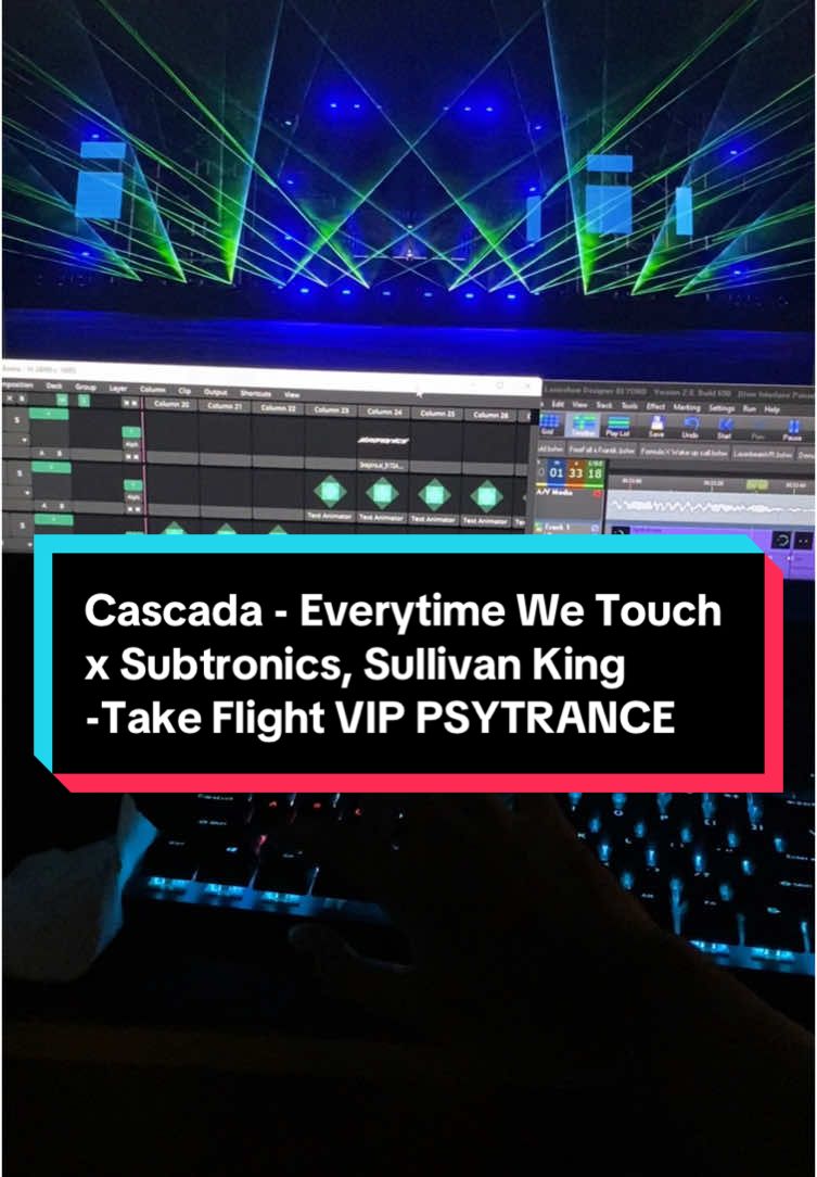 Cascada - Everytime We Touch x Mau P - Drugs x MUST DIE! - Chaos x Subtronics, Sullivan King - Take Flight VIP PSYTRANCE #visual #resolumearena #resolume #vj #lightingdesign #dj #3d #lasershow #edm #laser #stage #konser #fyp #dubstep 