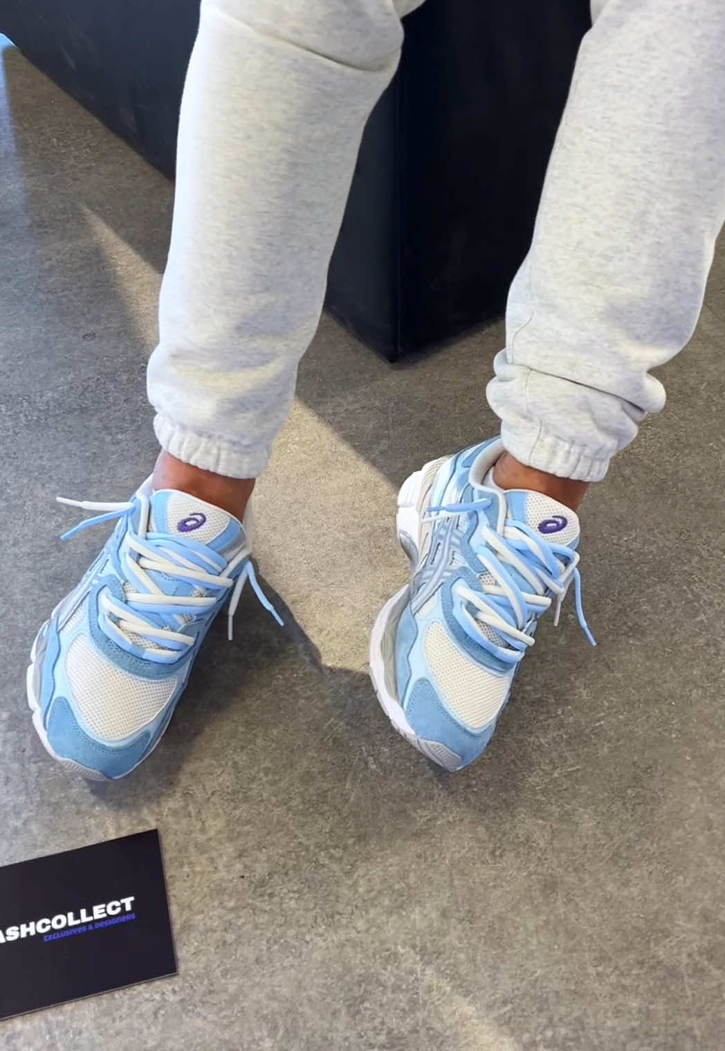 Asics Gel NYC “Artic Sky” 🩵🤍 now available on the website! Www.Bashcollect.nl Want double laced? DM US! #hypedsneakers #asics #gelnyc #pourtoi  #bashcollect
