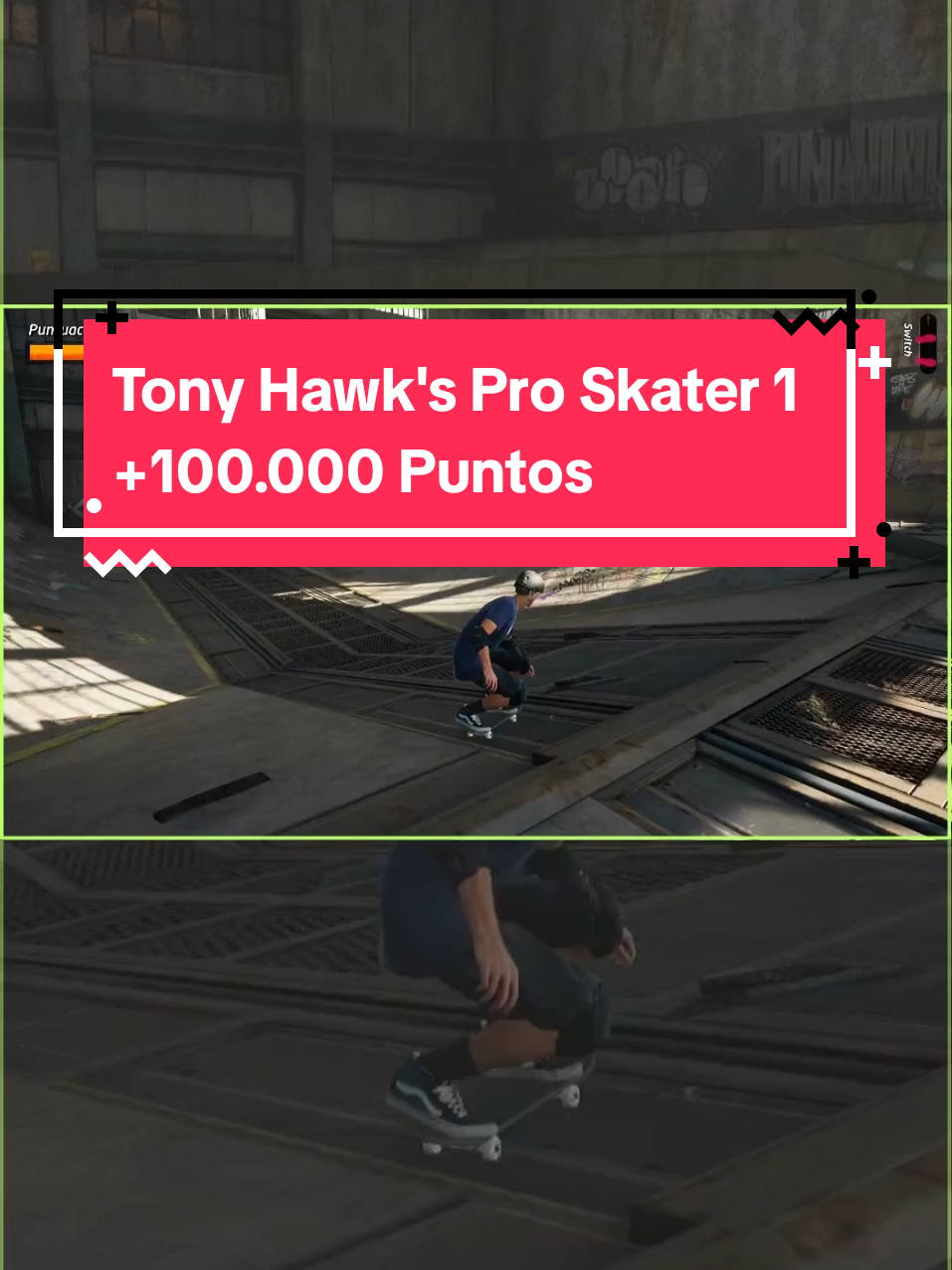Consigo +100.000 en Tony Hawk's Pro Skater 1 en PS4 🏆 Las viejas costumbres no se pierden 😎 #ps4 #tonyhawk #game #juaniyogames 