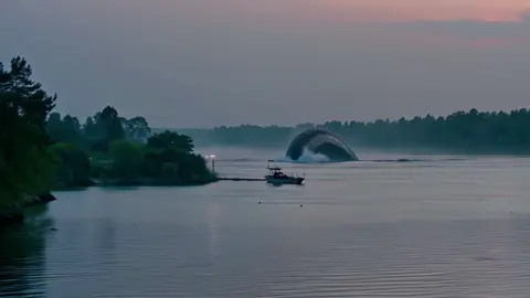 Something colossal lives beneath Loch Ness. Locals say it guards the lake… and it’s still watching. #LochNess #CreepyAI #FoundFootage #MonsterSighting #AIshorts