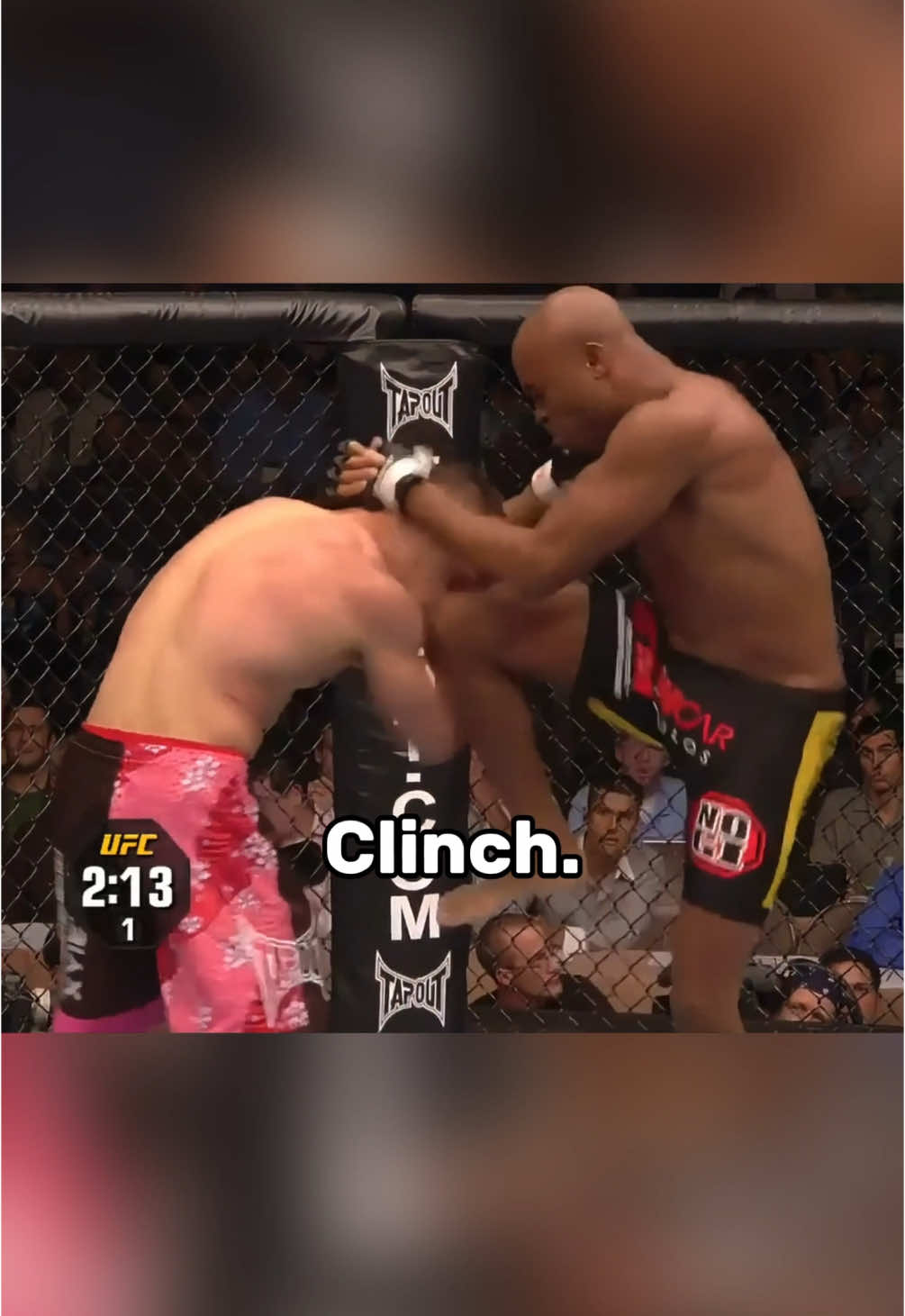 Clinches in the UFC 🔥 #clinch #UFC #mma