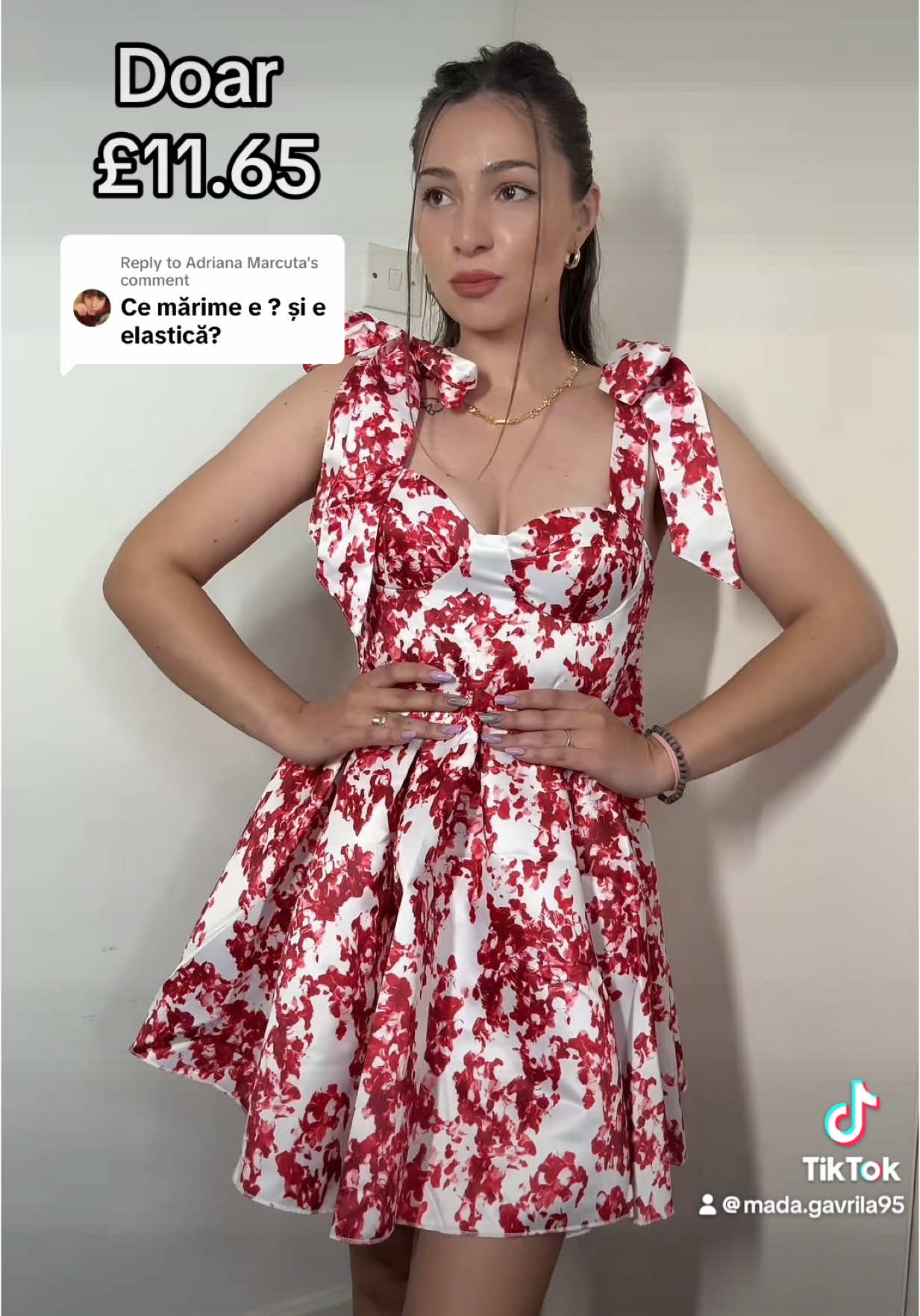Replying to @Adriana Marcuta #summerdress #spotlight #floraldress #womenwear 