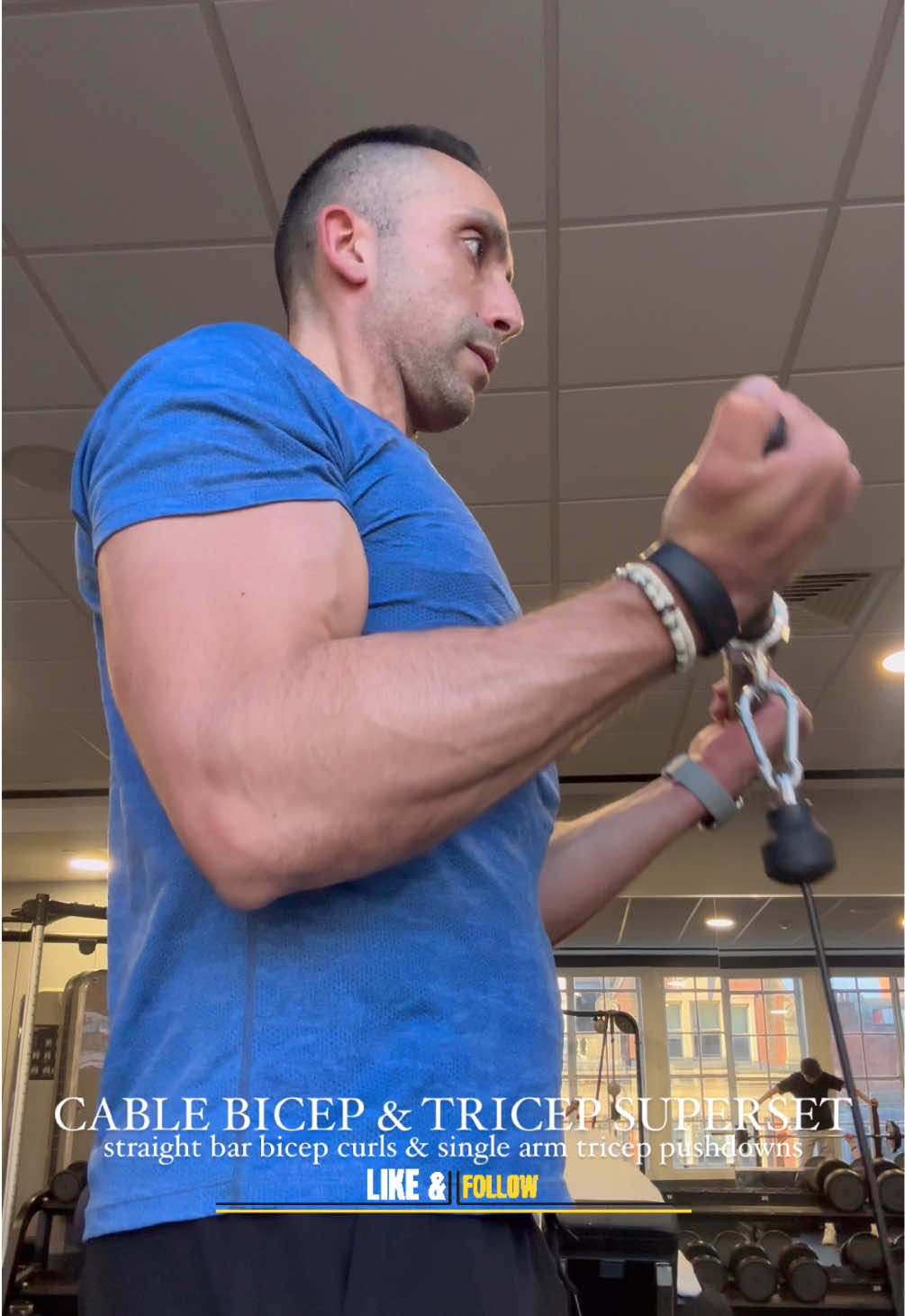 Try to add this bicep and tricep superset to your routine…  Superset  8-12reps | 60-90sec rest between supersets  • Straight bar bicep curls  • Single arm cable tricep pushdowns  Do on an arm day or at the end of your upper body day  🔶 If you want to Build Strength, Muscle and Drop Body Fat… ⬇️  🔶 DM me the words “I’m Ready”  TO BOOK YOUR FREE CONSULTATION CALL 📱  🔶 1-1 ONLINE & IN PERSON TRAINER * Personalised Training Programmes  * Home and Gym Workouts  * Personalised Nutrition Plans & Advice * Weekly Progress Check Ins  * Me Coaching You Through The Process * Full Access To My Online Client Platform  #gym #Fitness #motivation #gymworkout #homeworkout #fit #fitnessmotivation #health #healthylife #healthybody #muscle #healthandfitness #Lifestyle #strong #fitnessgoals #fitnessjourney #stayactive #weightlossjourney #weightlossmotivation #weightlosotivation #personaltrainer #unitedkingdom #london #kensingtonandchelsea 