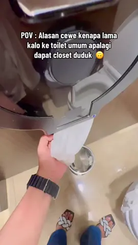 Skrg salah satu munculnya penyakit itu ada di toilet umum 🫣😩 #fy 
