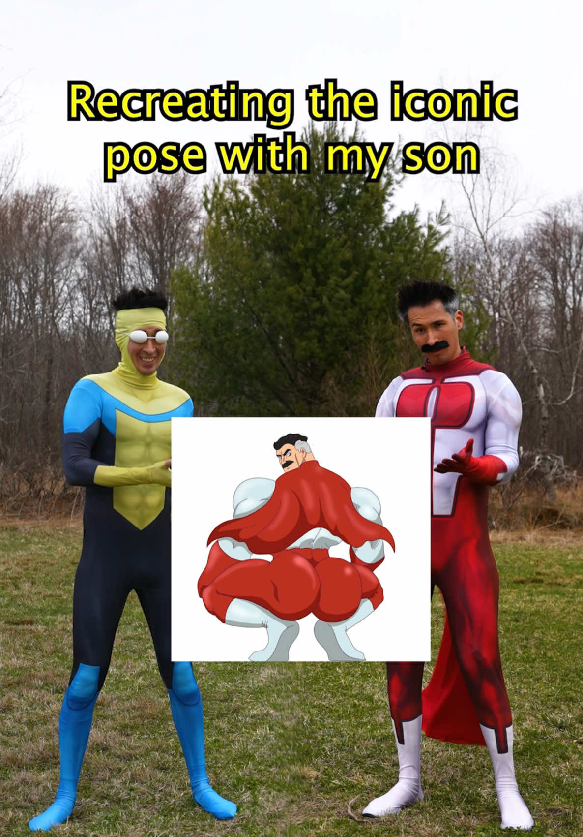 Doing the Omniman Pose 😏 #invincible #omniman 