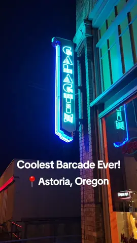 We visited Galactix while we were in Astoria, Oregon! Such a wildly themed and creative barcade! You open the door to an unassuming basement and step into space! #astoria #astoriaoregon  #pnwlife  #retrogaming  #arcade 