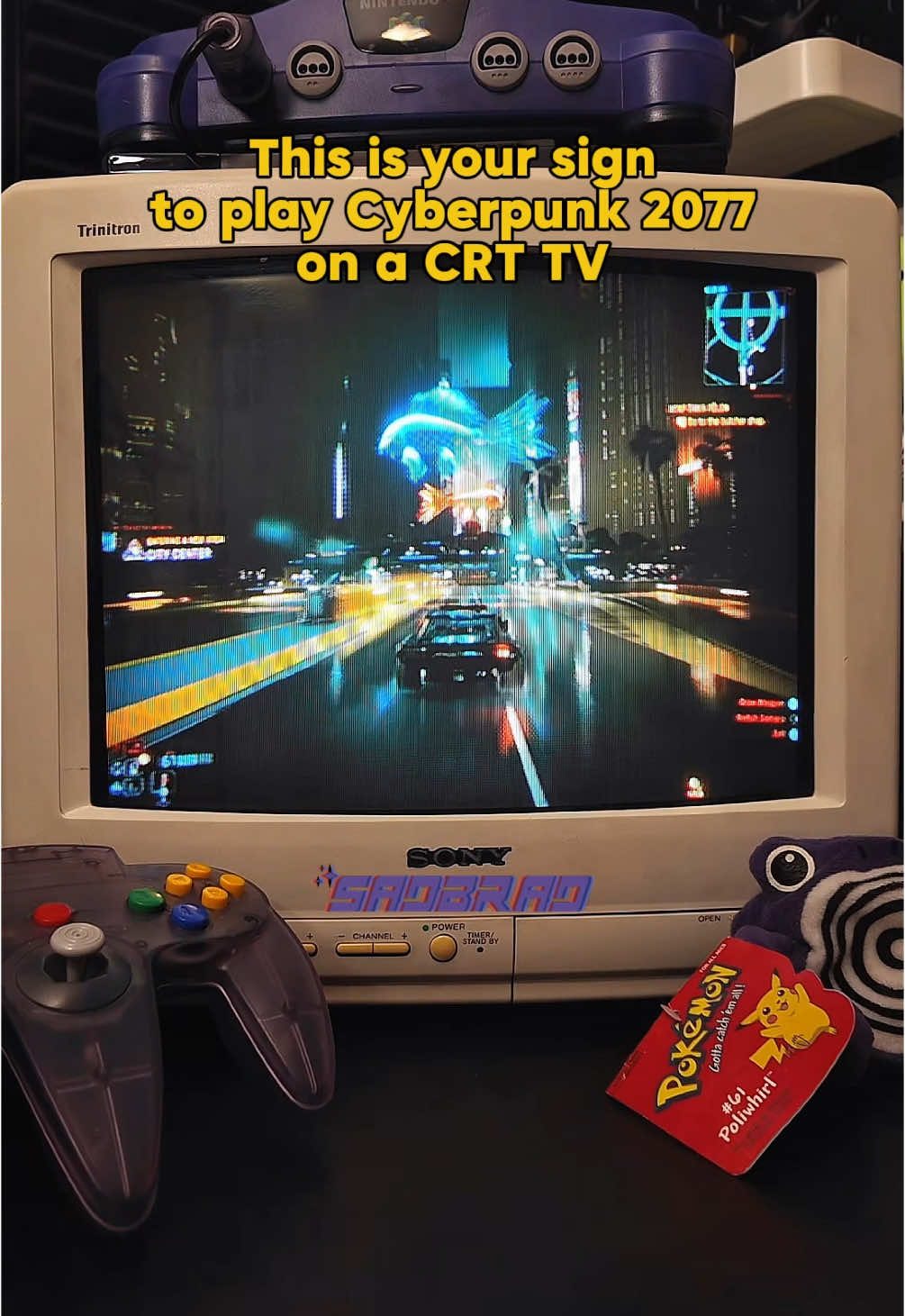 This is so slept on 🥲 #cyberpunk2077 #retrogaming #crttv #gaming 