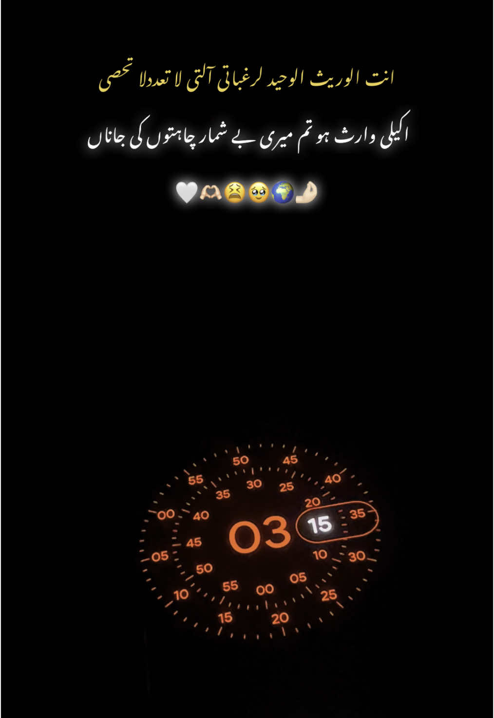 اکیلی وارث ہو تم میری بے شمار چاہتوں کی جاناں🤍🫶🏻🌍🤌🏻 @A D N A N.🖤 