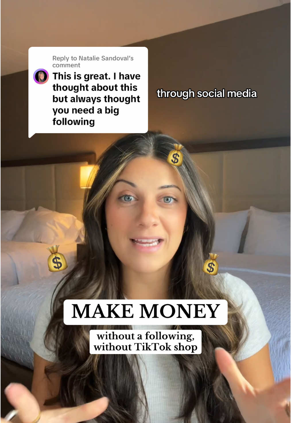 Replying to @Natalie Sandoval how to make money on social media - from a full time Creator, WITHOUT followers 🗣️👏🏼 that’s where UGC comes in ◡̈  #microinfluencertips #quitthe9to5 #ugccreatortips #workfromyourphone #ugccreators 