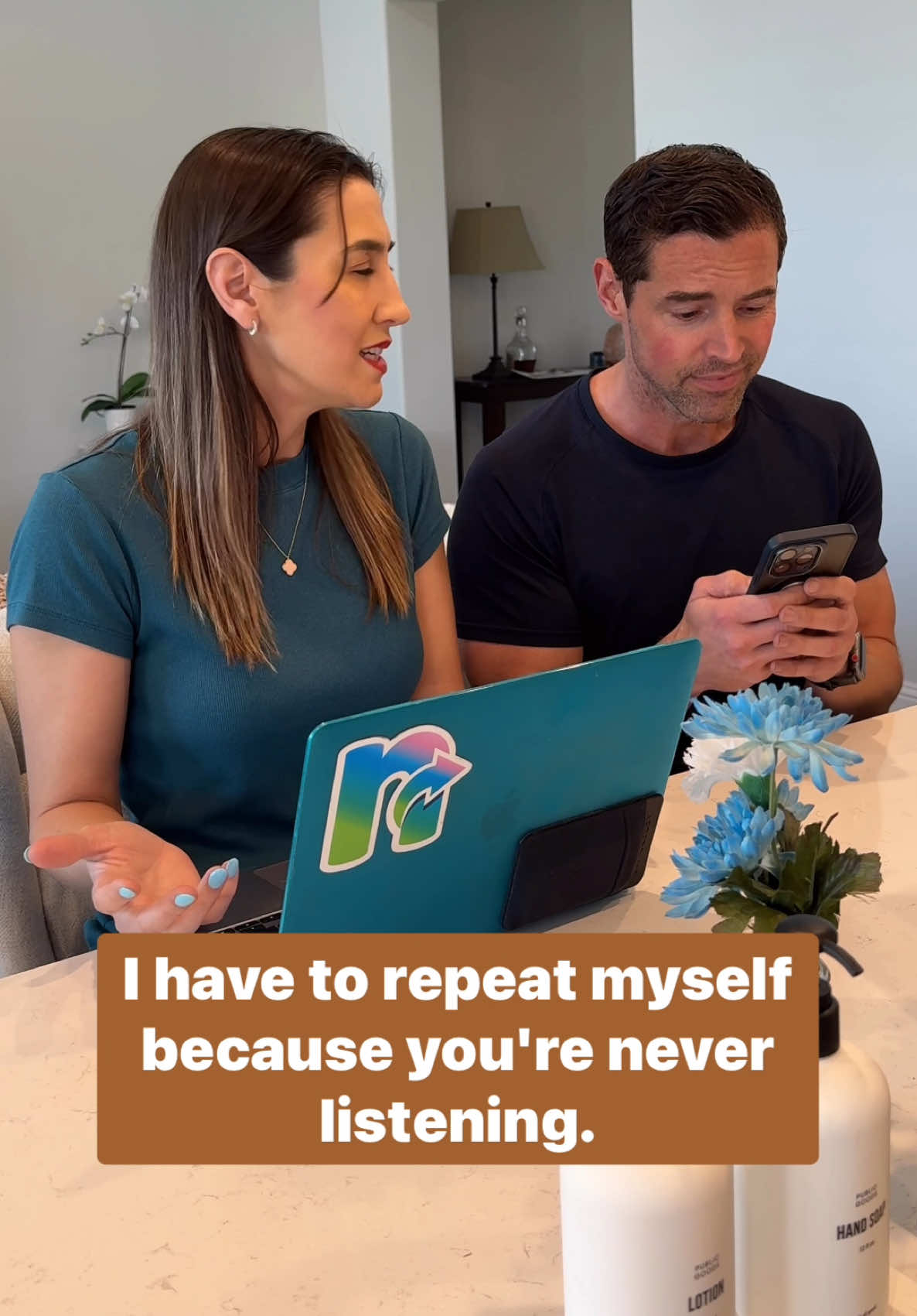 Did you know women average twice as many words per day as men? #relatable #couple #couplecomedy  