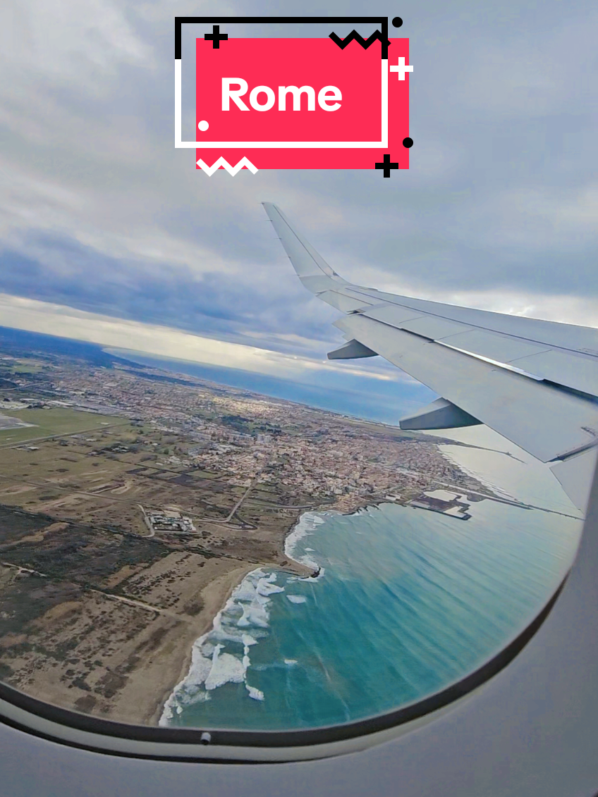 Taking a flight from #fiumicino airport #Rome #travel #europe #italy #foryou #traveltiktok #studyinitaly 
