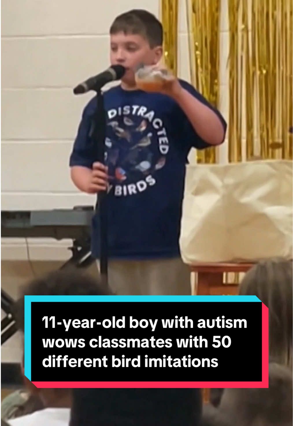 At the school talent show, 11-year-old Samuel didn’t just find his voice — he found his flock. The autistic student with Tourette syndrome can mimic 50 different birds, a talent that had gone unnoticed until that unforgettable performance. #ontheroad #hopecore #goodnews #heartwarming #birds #talentshow #kindness #autismacceptance #autismawareness 