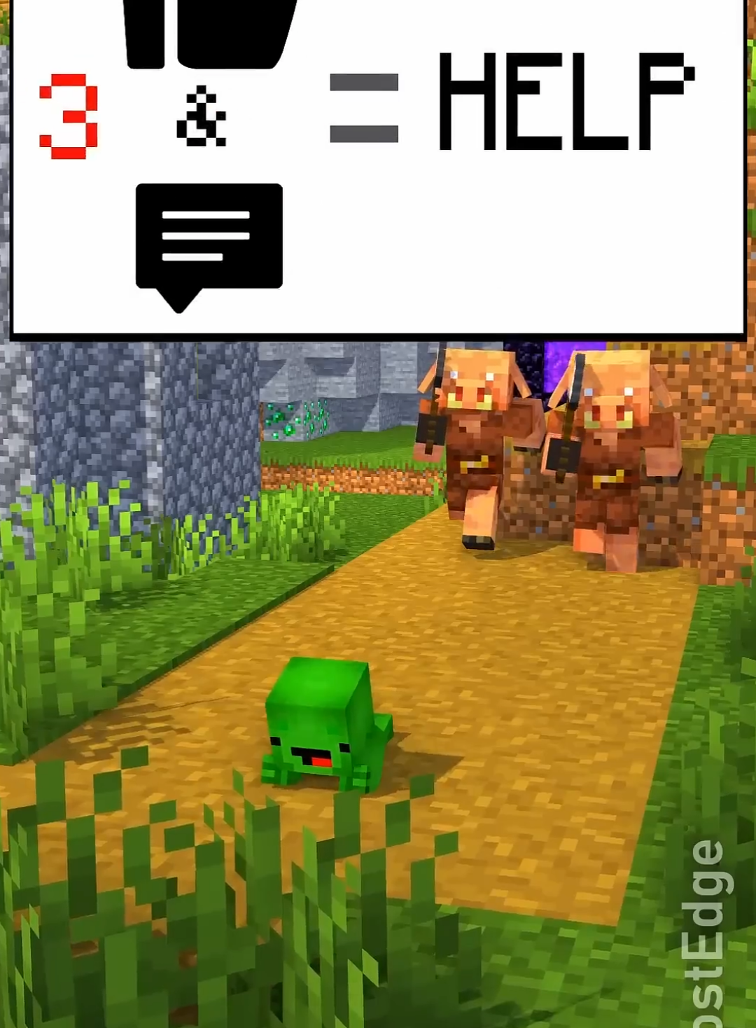 Help Mikey and jj save baby ghast Minecraft Animation #viral #minecraftanimation #minecraftbuilding #gaming #minecrafthouse #minecrafttutorial #foryoupage #fyp #Minecraft #minecraftmemes #foryou #tiktok 