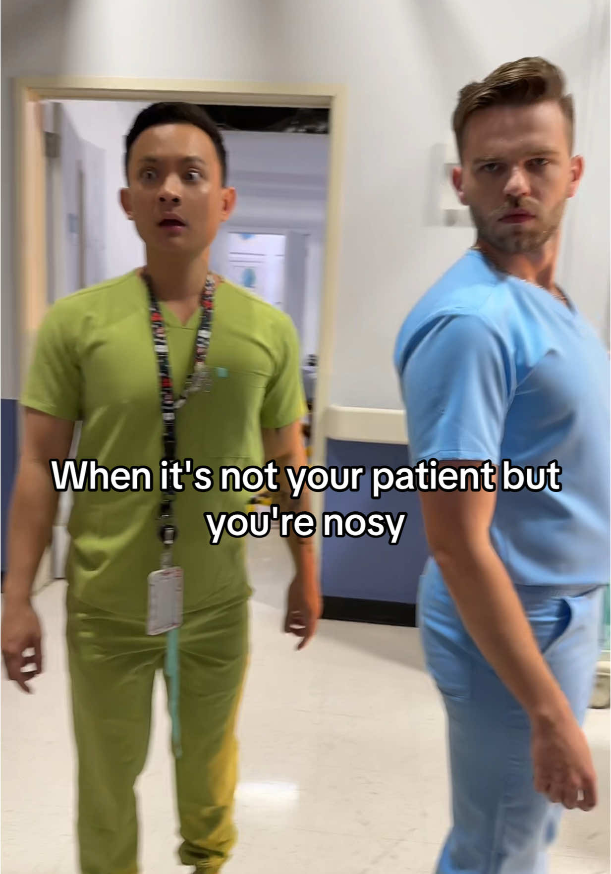 It's not our patient, but it is our business @nurse.johnn #nurse #patient #hospital #funny 