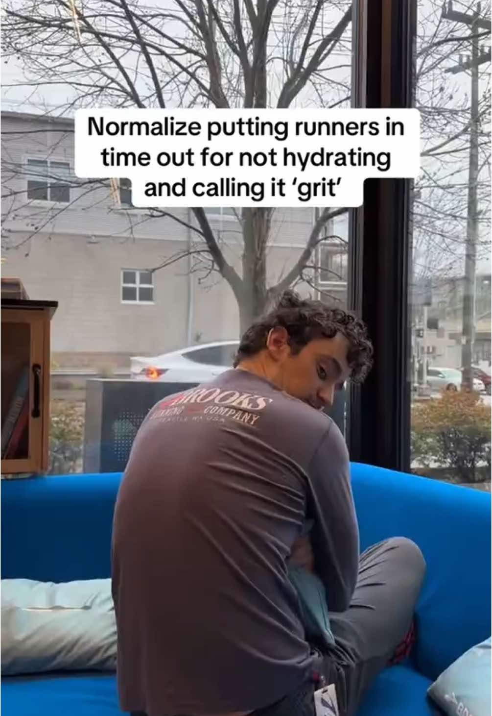 We love you, but we can’t let this slide, drink some water 🫶 #Running #runner #timeout 