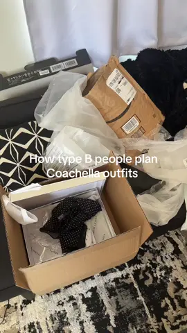 Lots of Amazon because obviously we need the express shipping #coachella #typeb #typebfriend #grwm #coachella2025 #coachellaoutfit 