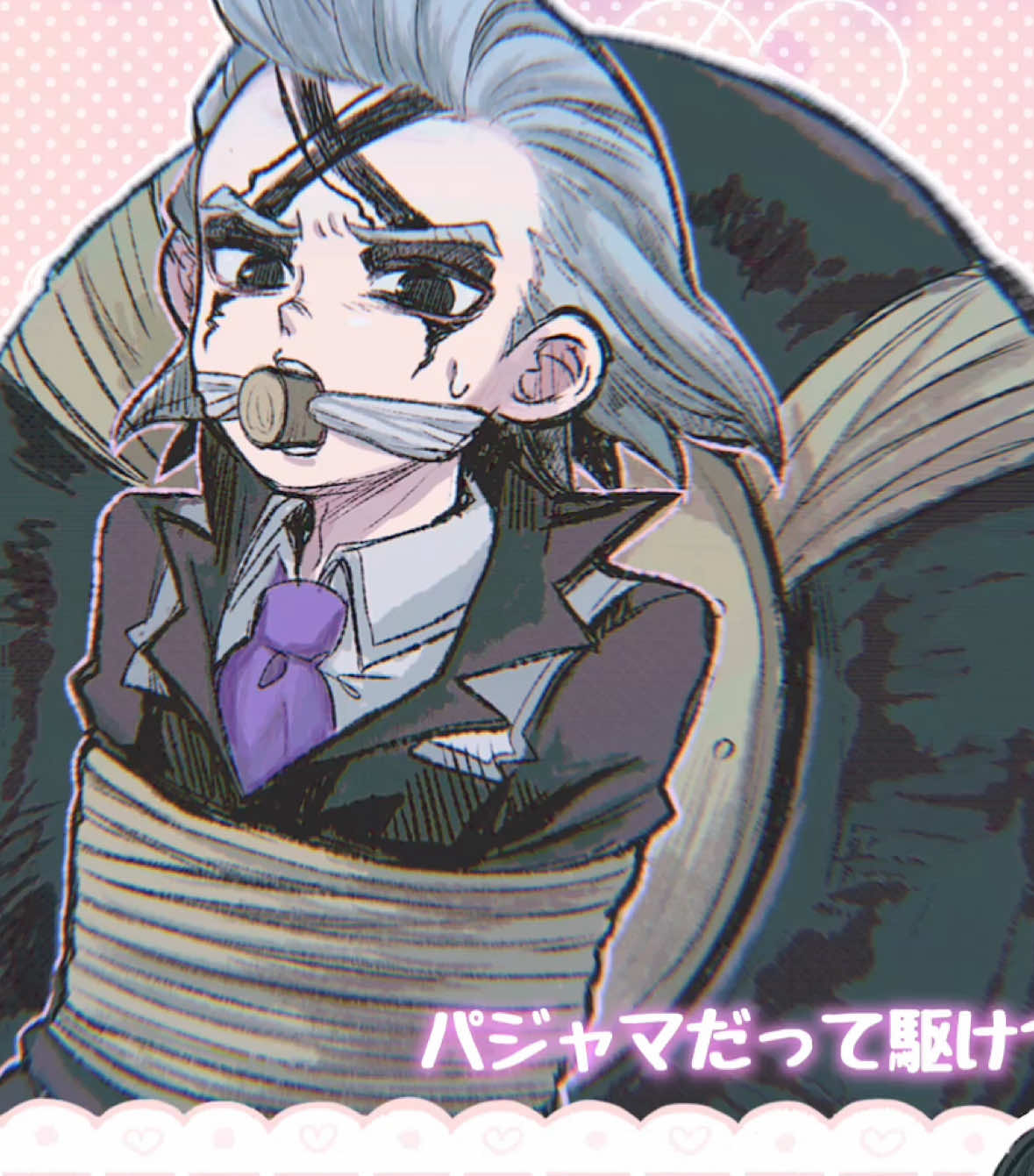 【手描き#dcst 】🚬と✖️で /グ/リ/ズ/リ/ー/に/襲/わ/れ/た/ら/♡雑パロ #スタンリースナイダー #ゼノ