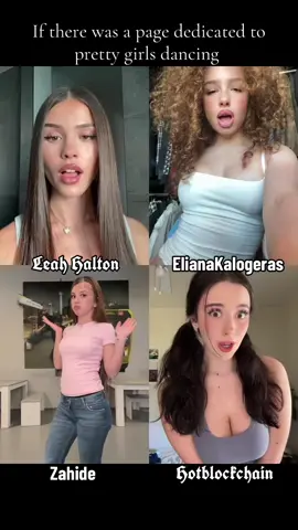 ElianaKalogeras , Hotblockchain , Leah Halton and Zahide #dancetiktok #foryou #eli #dancetrend 