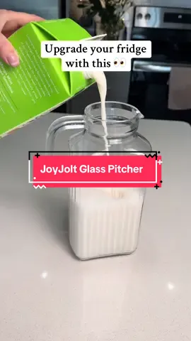 Upgrade Your Fridge with This Gorgeous Glass Pitcher! 🥛✨ #FridgeGoals #MilkStorage #GlassPitcher #KitchenUpgrade #HomeOrganization #TikTokShopFinds  #FridgeOrganization #JoyJolt  #TikTokMadeMeBuyIt #OrganizedFridge #KitchenEssentials