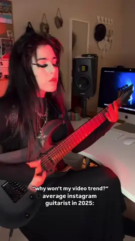 ngl this kinda slaps on a 7 string 🥴 • Guitar model: @Cort_Guitars KX707 Tone: GOJIRA @Neural DSP  • • • #femaleguitarist #metalgirl #guitarist #guitarplayer #femaleguitarists 