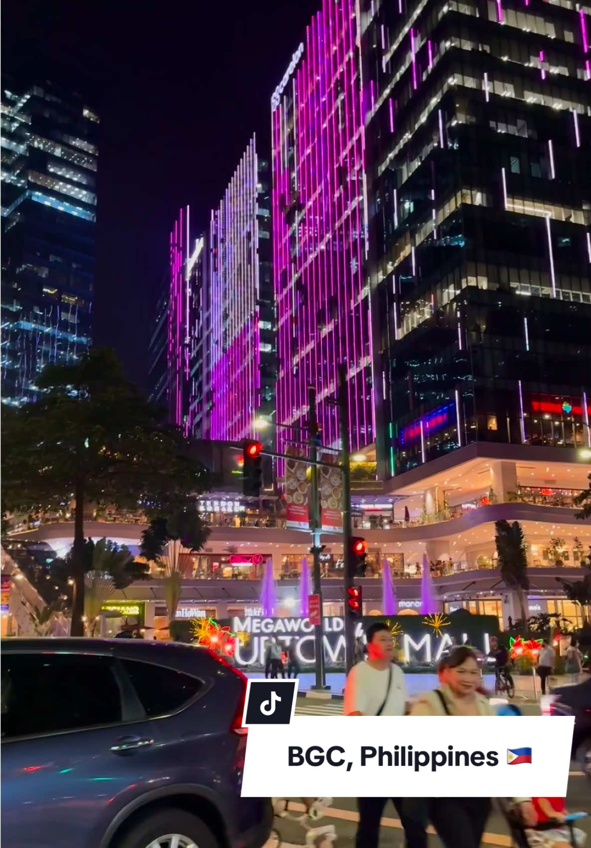 This isn’t New York or Tokyo… it’s Bonifacio Global City, Philippines!  Fun fact: BGC used to be a military base before transforming into Manila’s most stylish and vibrant business district! #BGC #BonifacioGlobalCity #M#ManilaLifeT#TravelPhilippinesT#TravelTokT#TrendingDestinationsA#AsiaTravel#ExplorePH