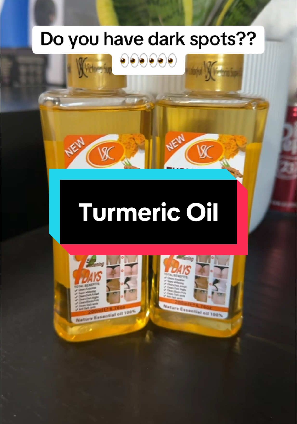 Remove those dark spots with turmeric oil today🤯⬇️⬇️ #creatorsearchinsights #turmericoil #oil #bodyoil #turmeric #turmericsoap #turmericskincare #turmericscrub #soap #facewash #acne #pimples #darkspots #facial #TikTokShop #tiktokmademebuyit #freeshipping #sale #flashsale #turmericandkojicacidsoap 