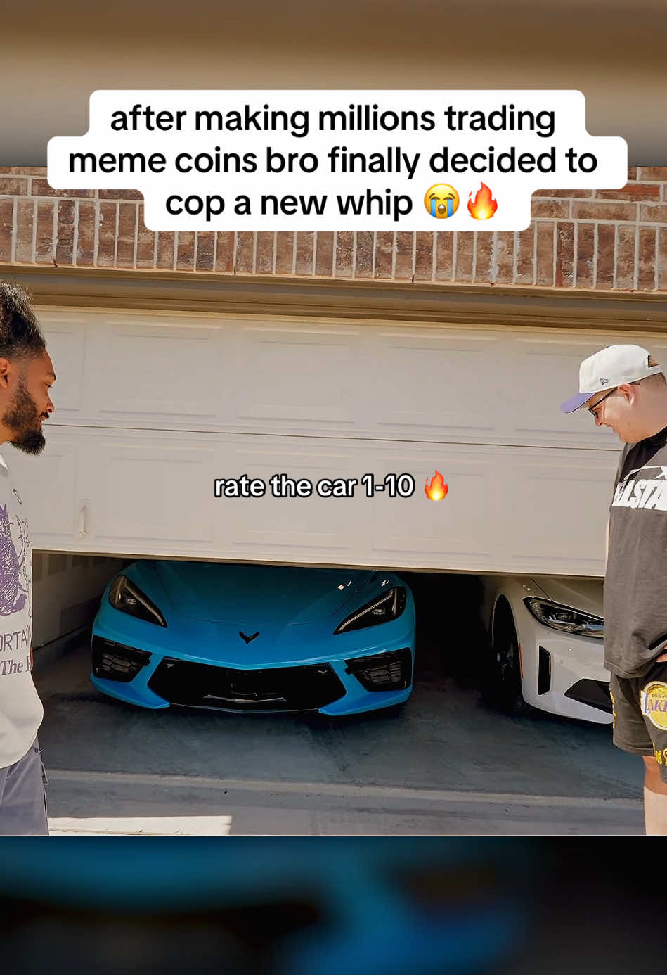 After making millions trading meme coins bro finally decided to cop a new whip 😭🔥 #streamer #twitch #memecoins #trading #orangie @orangie 